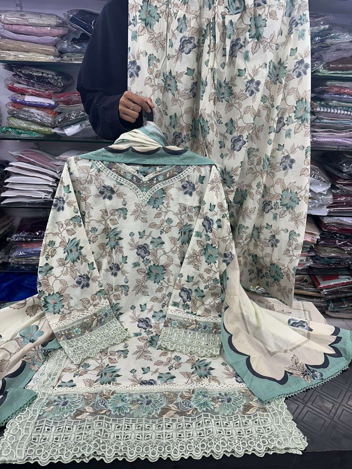 Embroidered Festive Lawn by Sadabahar